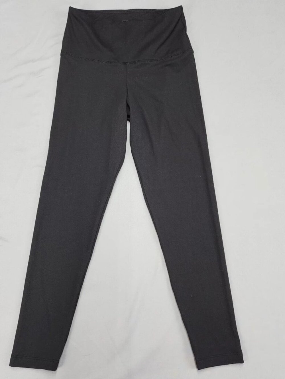 Felina Womens Small Black High Rise Athletic Leggings Stretch 24 Inseam